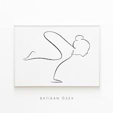 Yoga Line Art Yoga Crow Pose Yoga Bakasana Pose Yoga Etsy Yoga Drawing Line Art Drawings Line Art