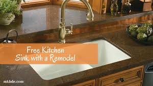 kitchen remodel includes a free kohler