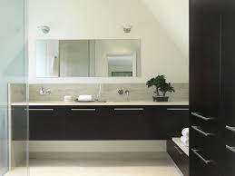 floating double vanity bathroom