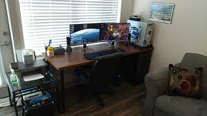 R Battlestations Ikea Hack Karlby Computer Desk Album On Imgur Links to blogs and articles are good, but ideally you'd build it before posting.