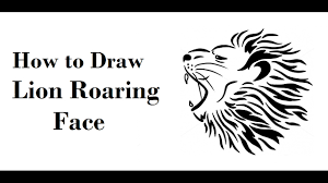 Drawing roaring lion face with pencil is easy now. How To Draw Roaring Lion Face Drawing Step By Step Youtube