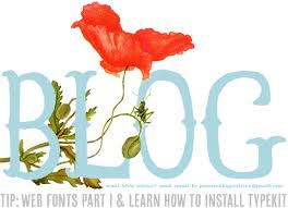 Blog Tip Web Fonts Typekit