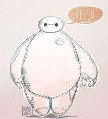 19 Pieces Of Fan Art That Prove Baymax Is Your New Fave Character Baymax Baymax Drawing Disney Drawings