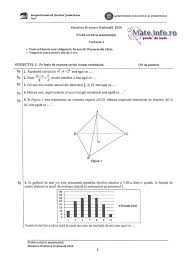 Primele rezultate ale evaluării naţionale 2019 au fost afişate astăzi, la ora 12:00. Mate Info Ro 4752 Simulare Evaluarea Nationala 2020 Iasi Matematica