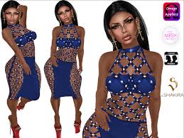 Uploaded february 19, 2015 at 500 × 250 in shakira cover story: Second Life Marketplace Shakira S Watch Me Royal Blue Dress Omega Tmp