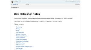 Vasanthk Css Refresher Notes Css Refreshing Notes
