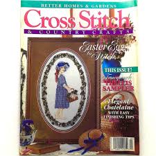 Can the net harness a bunch of volunteers to help bring books in the public domain to life through podcasting? Cross Stitch And Country Craft Vintage Cross Stitch Pattern Magazine Marchapril 1995 Sewing Fiber Cross Stitch Delage Com Br