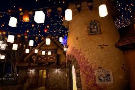Tangled Lights Magic Kingdom Tangled Lights Disney World Magic Kingdom Disney Magic Kingdom