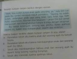 Namun sebetulnya hal itu tidak harus selalu terjadi. Plisss Bantu Plissssssssss Brainly Co Id