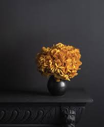 Then each vase received one of the tests: Yellow Hydrangea Preserved Hydrangea Stem For Indoor Use