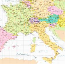 15 days italy's and switzerland's alpine regions are some of the most magical destinations in europe, and this trip takes you to the best lakes and mountains in the area. Map Of Italy Switzerland And France