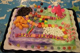 Oh what torture…the cake just smelled so delicious and looked so moist! Semi Homemade Candyland Cake Diary Of A Recipe Collector