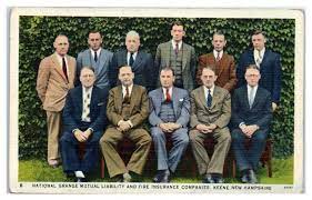 47 marlboro st keene, nh 03431. National Grange Mutual Liability Fire Insurance Co Execs Keene Nh Postcard Hippostcard