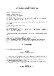 Contoh surat kontrak kerja yang sering diterapkan di indonesia adalah perjanjian kerja waktu tertentu (pkwt) dan perjanjian kerja waktu tidak tertentu (pkwtt). Contoh Kontrak Perjanjian Pembuatan Software Powerfulmaxi