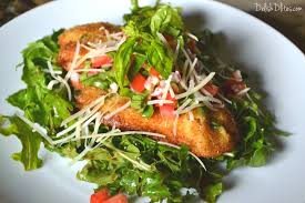 1 pound thinly sliced chicken breast. Chicken Milanese With Bruschetta Arugula Delish D Lites