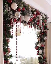 Put In The Veranda Window Christmas Window Decorations Christmas Candle Decorations Outside Christmas Decorations