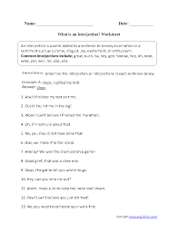 Englishlinx Com Interjections Worksheets Interjections Free Grammar Worksheet Grammar Worksheets