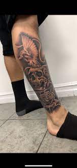 Quarter Leg Sleeve Tattoo Artist Instagram Deeloc Ink Leg Sleeve Tattoo Leg Sleeves Artist Instagram