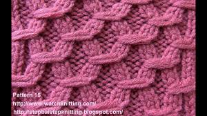 We call it all surface, all purpose. Hexagonal Embossed Stitches Free Knitting Tutorial Watch Knitting Pattern 15 Youtube