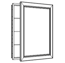 The mirror that gets applied to your parts. Robern Dc2430d4megre76 Main Line Medicine Build Com