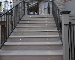 Deck Remodel By Straitline Features Innovative Design And Spectacular Lighting Dekor Lighting Deck Remodel Staircase Design Open Living Room Design