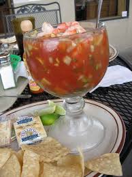 Traditional Mexican Shrimp With Clamato Shrimp Cocktail By Susan Manlin Katzman Cocktail Shrimp Recipes Hangover Food Mexican Shrimp