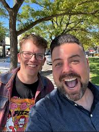 I gotta tell you, I will never get sick of hanging out with someone you  only know from the internet and finding out that they are just as kind in  person as