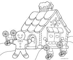 These free gingerbread coloring pages are such fun simple christmas coloring pages to celebrate the holiday season in. Free Printable Gingerbread House Coloring Pages Novocom Top