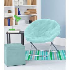 Mainstays Faux Fur Saucer Chair Multiple Colors Walmart Com In 2020 Girls Chairs Diy Girls Bedroom Kids Folding Chair