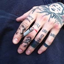 Those intricate patterns always come with a deeper meaning attached. Grunge Noir Dirt On Instagram Something New On My Fingers Stickandpoke Men Finger Tattoos Hand Tattoos For Guys Small Hand Tattoos