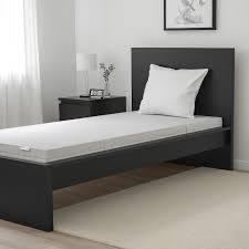 They just have standard mattresses that i think came from costco. Matrand Memory Foam Mattress Firm White Twin Ikea