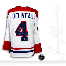 Montreal canadiens gear, canadiens jersey. Jean Beliveau Autographed Signed Montreal Canadiens Ccm Vintage Jersey Heritage Hockey