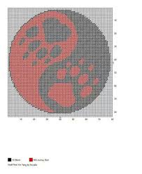 Vinyl stickers & wall art we print vinyl stickers and wall art using only the very best materials and printing solutions. Wolf Paw Prints Yin Yang Sign Canvas Patterns Plastic Canvas Patterns Cross Stitch Animals