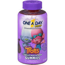 One A Day Kids Trolls Complete Multivitamin Gummies Fruit Flavors 180ct Kids Multivitamin Vitamins For Kids Multivitamin
