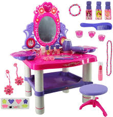 Enjoy free shipping on most stuff, even big stuff. Girl Makeup Game Set Toddler Fantasy Vanity Beauty Dresser Table Play Set Gift Girl Child Pink For Kid And Pretend Play Toy Color Pink Size 623364 5cm