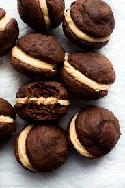 Chocolate Whoopie Pies With Salted Caramel Frosting Sally S Baking Addiction