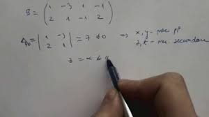 Fiind dat un sistem (s), matricea a = (aij) s.n. Sistem Compatibil Nedeterminat Teorema Rouche Youtube