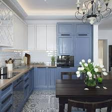 Modern shaker kitchen in dark slate blue looks stunning against. 20 Inspiring Kitchen Cabinet Colors And Ideas That Will Blow You Away Shop Room Ideas