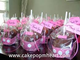 1st Birthday Thank You Gift Ideas Minnie Mouse Candy Apples Cake Pop My Heart Candy Apples Apple Cake Pops Minnie Mouse First Birthday
