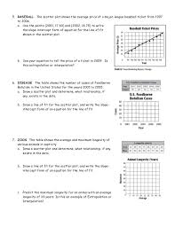 The scatter plot shows david's height at various ages. 6 7 Scatter Plots And Line Of Best Fit
