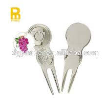 Custom Golf Tee Divot Tool Golf Pitchfork Golf Divot Repair Tool With Ball Marker View Golf Magnetic Divot Tool Pm Product Details From Dongguan Pin Mei Metal Ball Markers Golf Tees Custom Golf