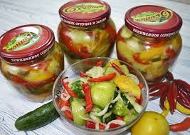 салат из зеленых помидор на зиму рецепт с фото Osennij Salat Iz Zelenyh Pomidor Na Zimu Donskoj Recept Osennij Salat Zelenye Pomidory Perec