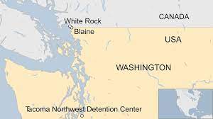 Ontario border map tbwg of the united states america also within best usa canada road trip florida united states map usa map. French Jogger Detained After Crossing Us Canada Border Bbc News