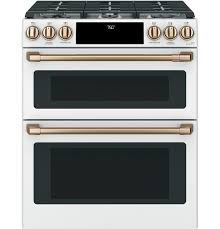 Manual | number of burners: Cafe 30 Smart Slide In Front Control Gas Double Oven Range With Convection Cgs750p4mw2 Cafe Appliances