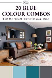 This combination of pastel colors is a classic to decorate any environment. Colour Combinations With Blues Claire Jefford Dark Blue Paint Color Light Blue Paints Dark Blue Paint