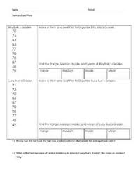 20 best stem and leaf plots images 4th grade math teaching math math classroom 20 best stem and leaf plots images