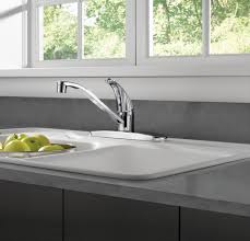 To unclog it, you will remove the faucet and clean all the parts. P110lf Single Handle Kitchen Faucet