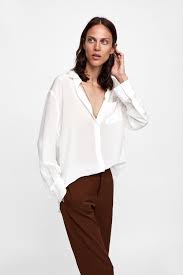 Camisetas blancas algodon por mayor mujer. 20 Camisas Blancas De Mujer Zara Mango Massimo Duti Pull And Bear