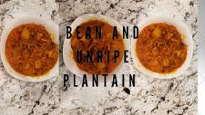 Sweet yam, ripe/unripe plantain, sweet potatoes or baby corn. How To Cook Bean With Unripe Plantain Porridge Youtube