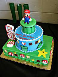 List of stunning mario cake design image ideas that can inspire you to have custom cake designs for upcoming birthdays, weddings, anniversaries. The Big Boys Cake Mario Bros Looks Like My Sons Cake Birthday Cake Kids Super Mario Brothers Birthday Party 6th Birthday Cakes